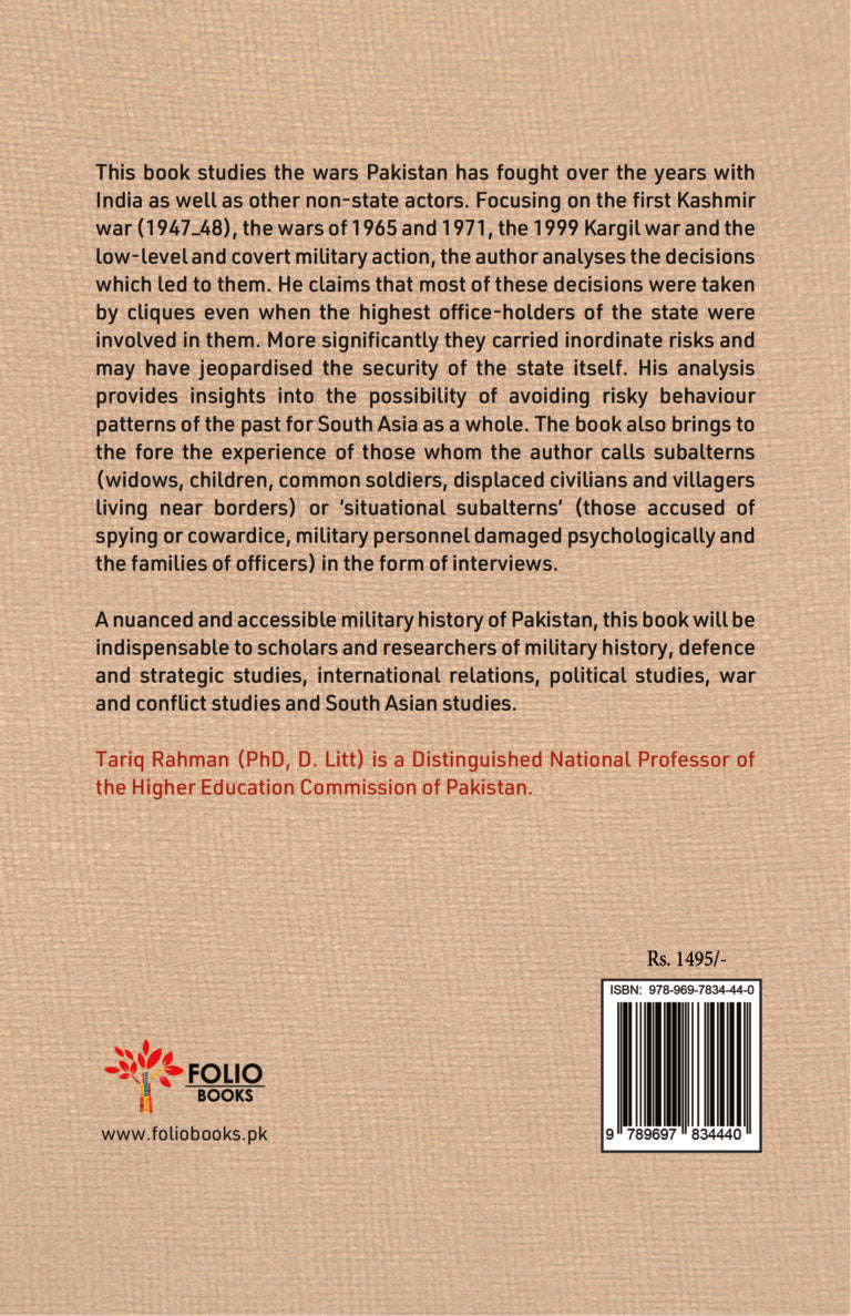 Pakistan’s Wars
An Alternative History
BY TARIQ RAHMAN