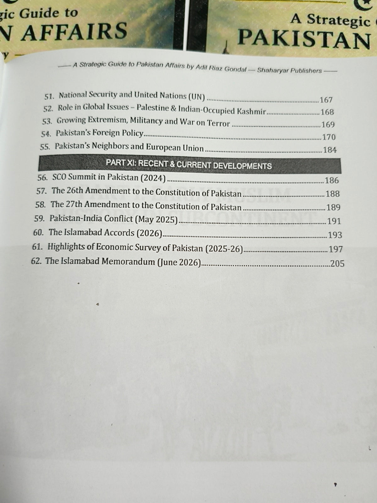 The Topper's Blueprint: A Strategic Guide to Pakistan Affairs by Adil Riaz Gondal