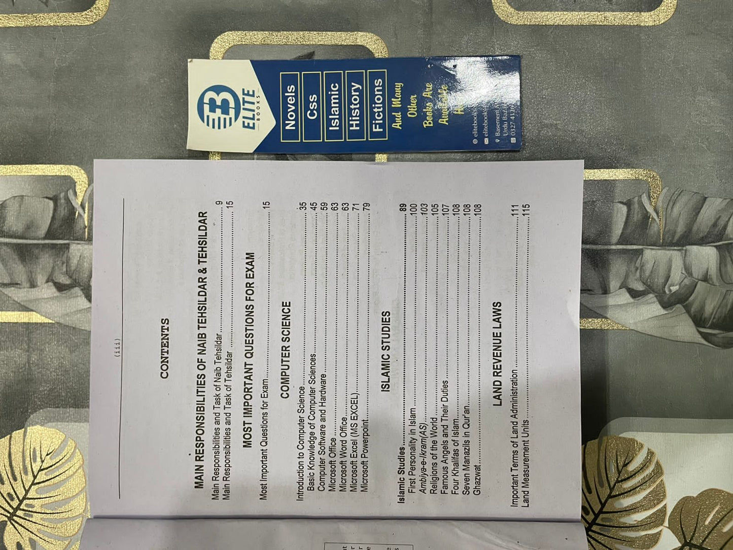 Tehsildar & Naib Tehsildar Guide By Rai M Iqbal Kharal