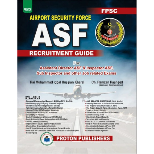 ASF - Airport Security Force Recruitment Guide by Rai Muhammad Iqbal Hussain Kharal