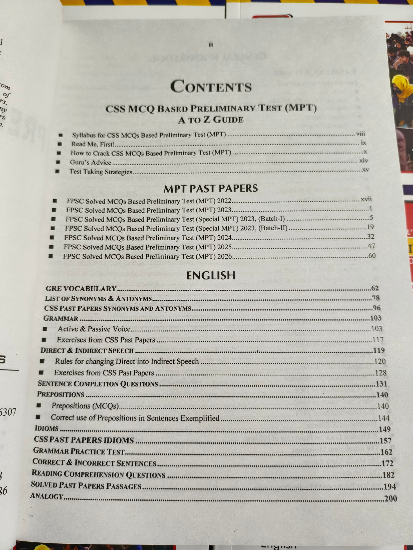 CSS MCQ Based Preliminary Test MPT Screening Test Guide World Times Publications